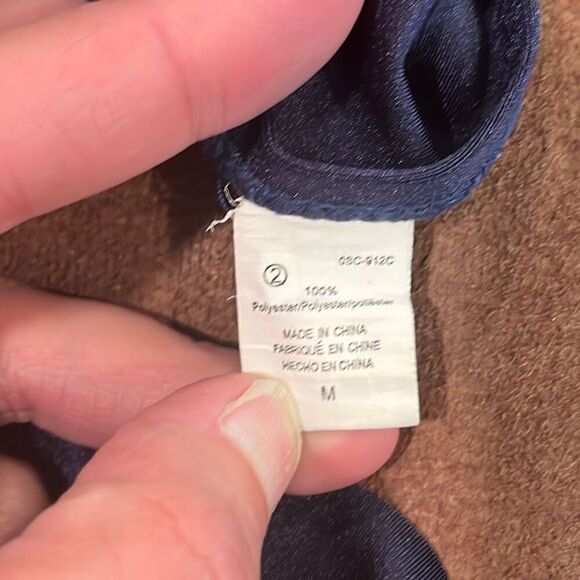 Cupshe Navy Blue Off The Shoulder 2 Piece Bikini Swimsuit Medium - Picture 4 of 5